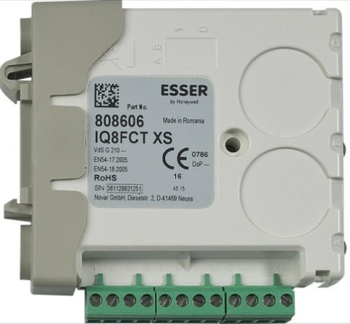 Esser - 808606, IQ8FCT XS - Felügyeleti modul, relés kimenettel, VdS G 209138