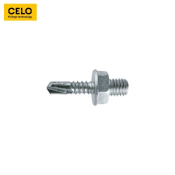   Lemezcsavar 6x6mm önfúró/önmetsző, dupla menetes, tűzálló Apolo