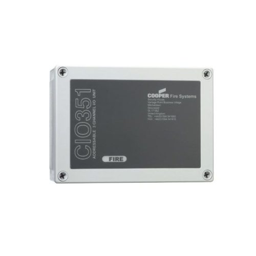 KIEGÉSZÍTŐ - Cooper - CIO351 / MIO324 címezhető 3 be-3 ki monitor és vezérlő, 1cím