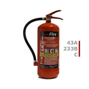 Maxfire - 6kg-os ABC 43A 233B C + fali függesztő
