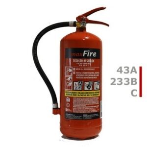 Maxfire - 6kg-os ABC 43A 233B C + fali függesztő