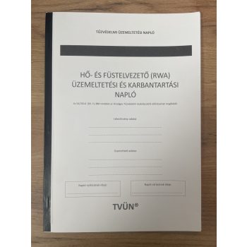   Hő-és füstelvezető (RWA) üzemeltetési és karbantartási napló