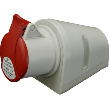   SEZ IZN 3253 Ipari csatlakozó DAFR-324 5P 32A IP44 rögzíthető dugalj, membrános 