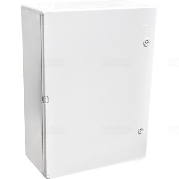   Műanyag elosztószekrény 400x300x220mm, IP65, ABS, fém szerelőlappal, Stilo STI1703